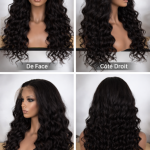 Perruque Lace Front 13×4 Loose Deep – 100% Cheveux Humains – Livraison France