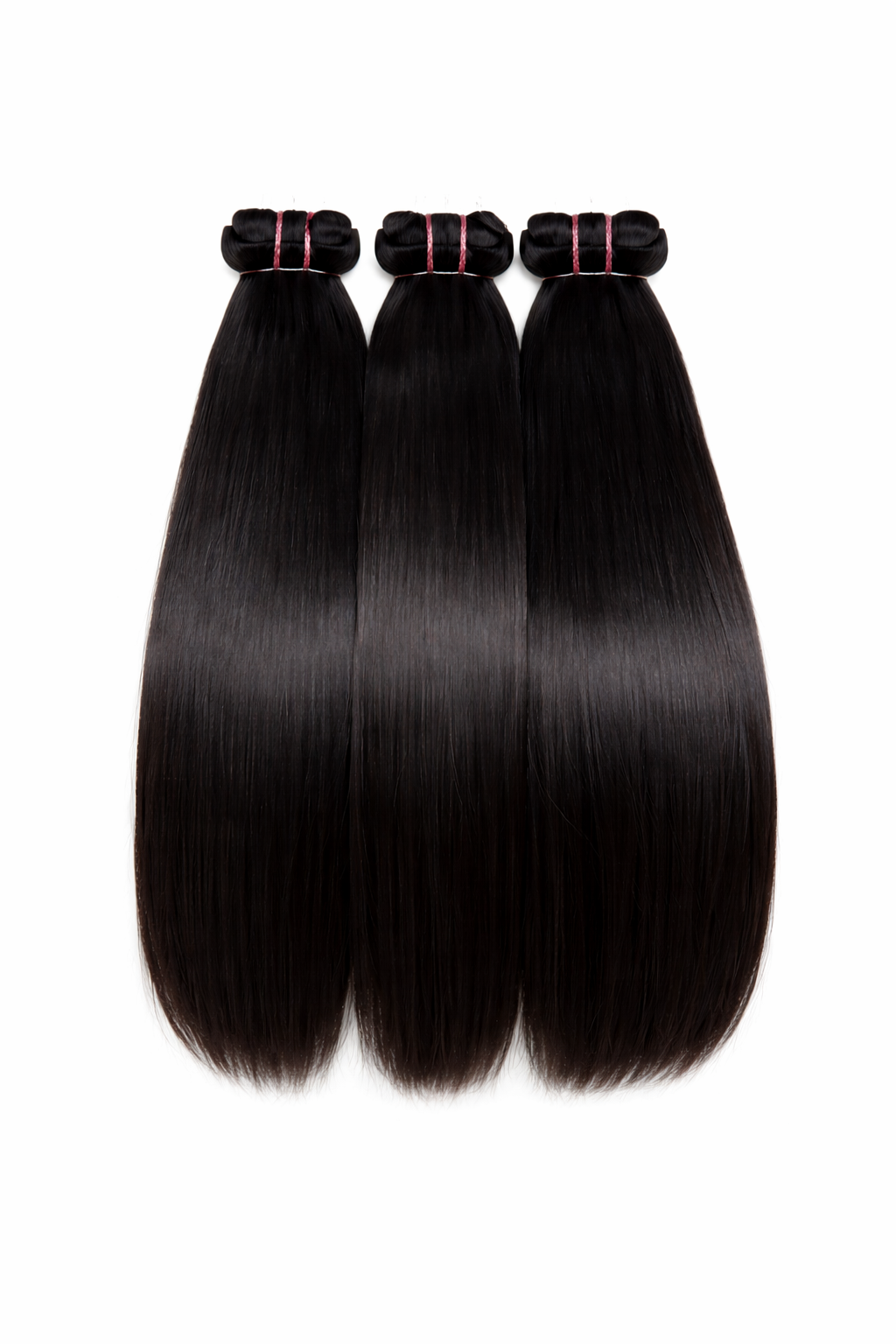Bundle Mèche Lisse Double Drawn – 100% Cheveux Humains – Tissage France